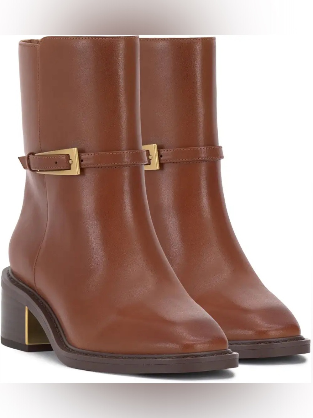 ✨ Vince Camuto Gali Leather Heeled Boots – Size 9.5M ✨